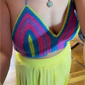 Crochet bra top